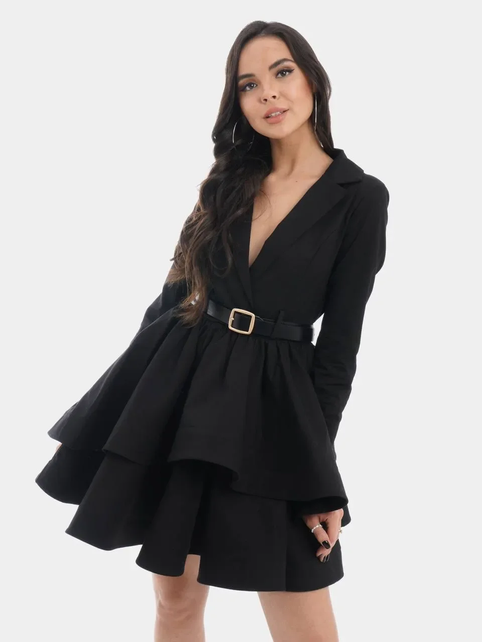 Черный платье DRESS 005