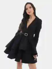 Черный платье DRESS 005