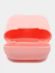Розовый чехол для наушников Apple Airpods 1 и 2 силиконовый
