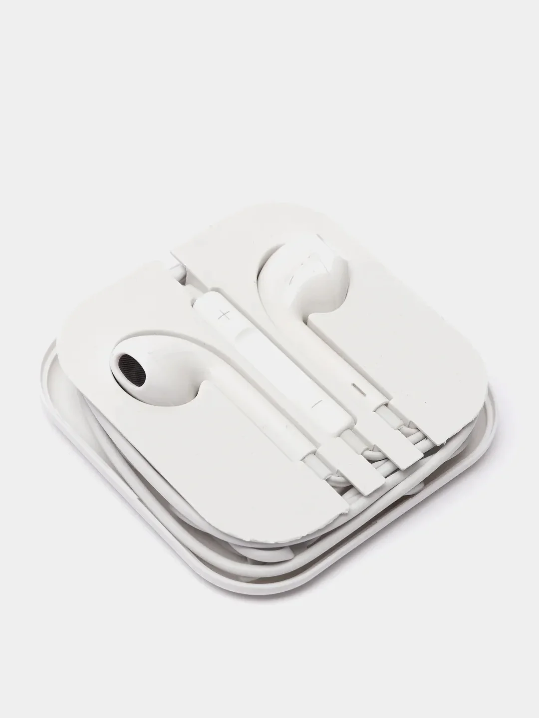 Белый наушники для iPhone,  с микрофоном, 3.5 мм, jack
