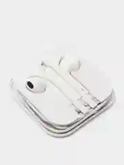 Белый наушники для iPhone,  с микрофоном, 3.5 мм, jack