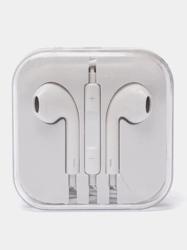 Наушники для iPhone,  с микрофоном, 3.5 мм, jack