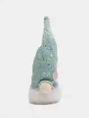 Ледяной гном новогодний, игрушка ёлочная, светящаяся