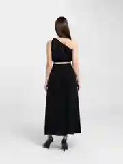 Черный комплект LaFemme: юбка и топ