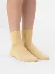 Светло-жёлтый носки женские, хлопок