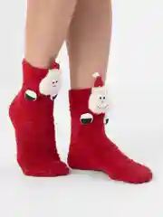 Золотой носки гетры  новогодние, махровые, мягкие, длинные, чулки, тапочки, пушистые