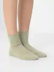 Мятный носки женские, хлопок