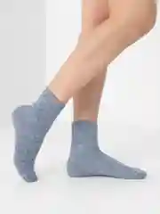 Синий носки женские, хлопок