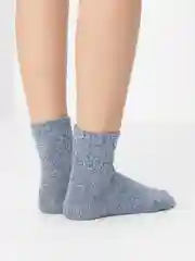 Синий носки женские, хлопок