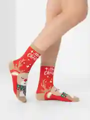 Носки женские, новогодние