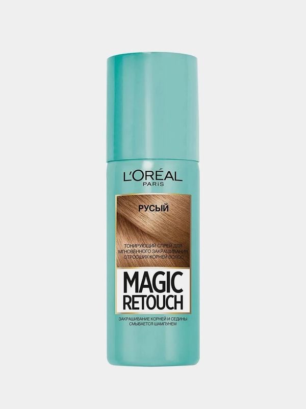 LOreal Paris Тонирующий спрей для закрашивания отросших корней, оттенок Русый, 75 мл