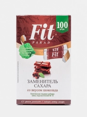 Сахарозаменитель FitPARAD, смесь подсластителей №19, вкус шоколад, 100 стиков 50 г