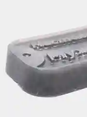 Серебряный подарочное фигурное мужское мыло ручной работы "Жетон настоящего мужчины"