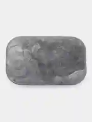 Серебряный подарочное фигурное мужское мыло ручной работы "Жетон настоящего мужчины"
