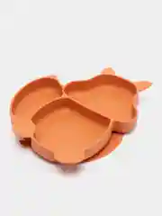 Медный тарелка детская, силиконовая, секционная, на присоске и ложка