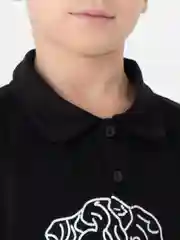 Черный поло Aesthetic
