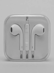 Наушники проводные для iPhone, Android, 3.5 jack
