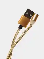 Желтый магнитный кабель для зарядки Micro USB, Type C, Lightning