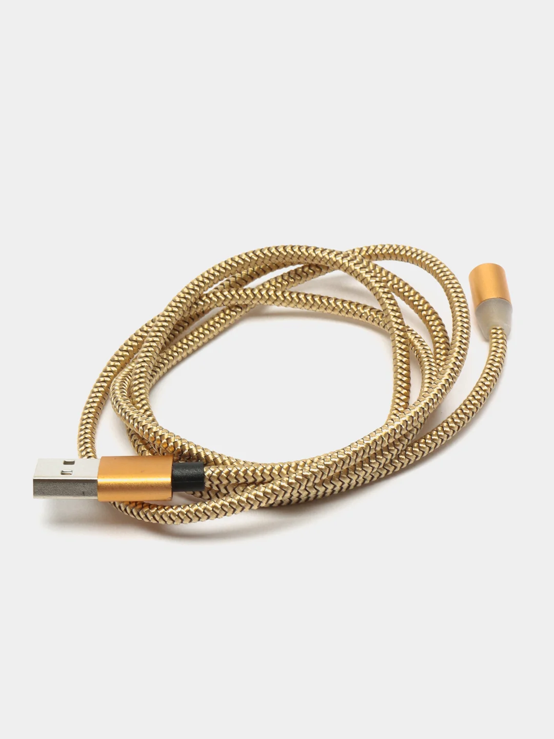 Желтый магнитный кабель для зарядки Micro USB, Type C, Lightning