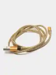 Желтый магнитный кабель для зарядки Micro USB, Type C, Lightning