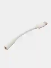 Белый переходник Huawei Xiaomi honor USB Type-C кабель aux