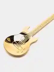 Бирюзовый ложка гитара, сувенирная ложка музыканта