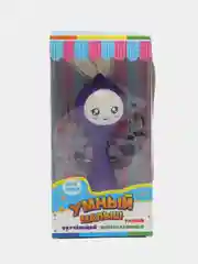 Фиолетовый интерактивная игрушка-погремушка "Зайчик", 24 см
