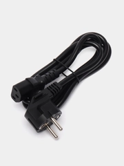 Кабель питания с заземлением Euro, универсальный, 250V, 10A-16А, 1.2 м, 1.5 м