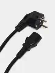Кабель питания с заземлением Euro, универсальный, 250V, 10A-16А, 1.2 м, 1.5 м