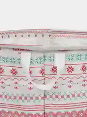 Вишнёвый корзина складная с ручками для хранения белья и игрушек