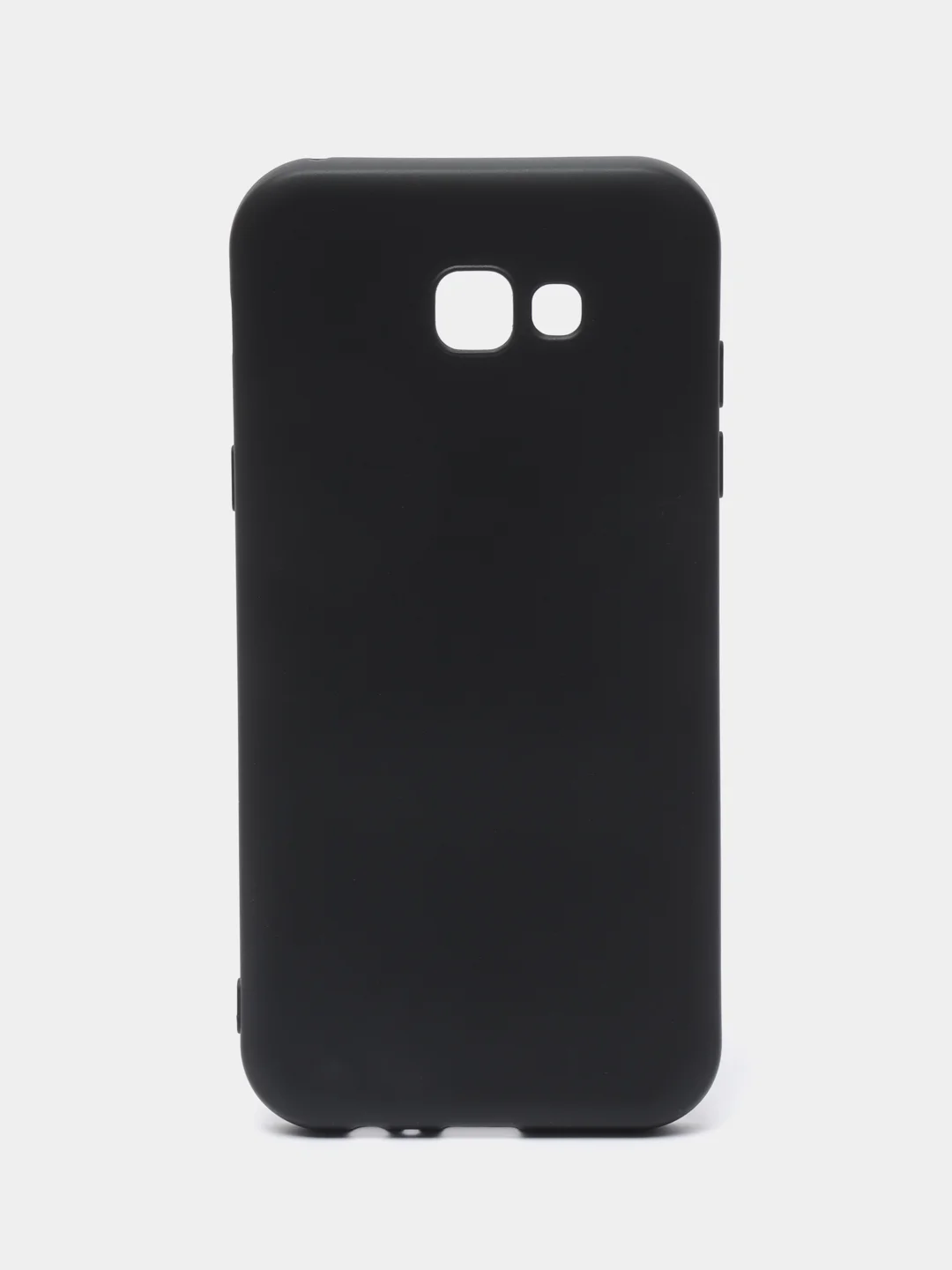 Черный чехол Samsung Galaxy A7 2017 (A720), Самсунг Галакси А7 2017 (А720) черный силиконовый