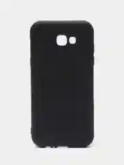 Черный чехол Samsung Galaxy A7 2017 (A720), Самсунг Галакси А7 2017 (А720) черный силиконовый