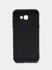 Черный чехол Samsung Galaxy A7 2017 (A720), Самсунг Галакси А7 2017 (А720) черный силиконовый