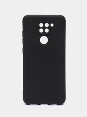 Xiaomi Redmi Note 9, Сяоми Редми Нот 9 чехол черный, силиконовый