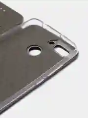 Серебряный чехол-книжка на Xiaomi Redmi 6 (Сяоми Редми
