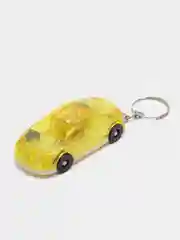 Желтый брелок фонарик "Машина"