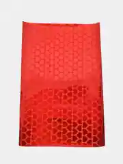 Красный кожзам голография "Сердечки" 20*33 см
