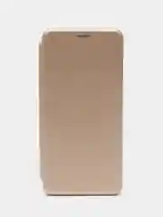 Золотой чехол-книжка для Huawei Honor X7, Хуавей Хонор Х7