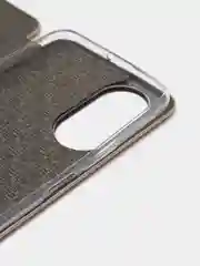Золотой чехол-книжка для Huawei Honor X7, Хуавей Хонор Х7