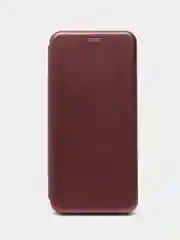 Багровый чехол-книжка Samsung Galaxy A02 / M02 2021 / A022F / Самсунг Галакси А02 / М02