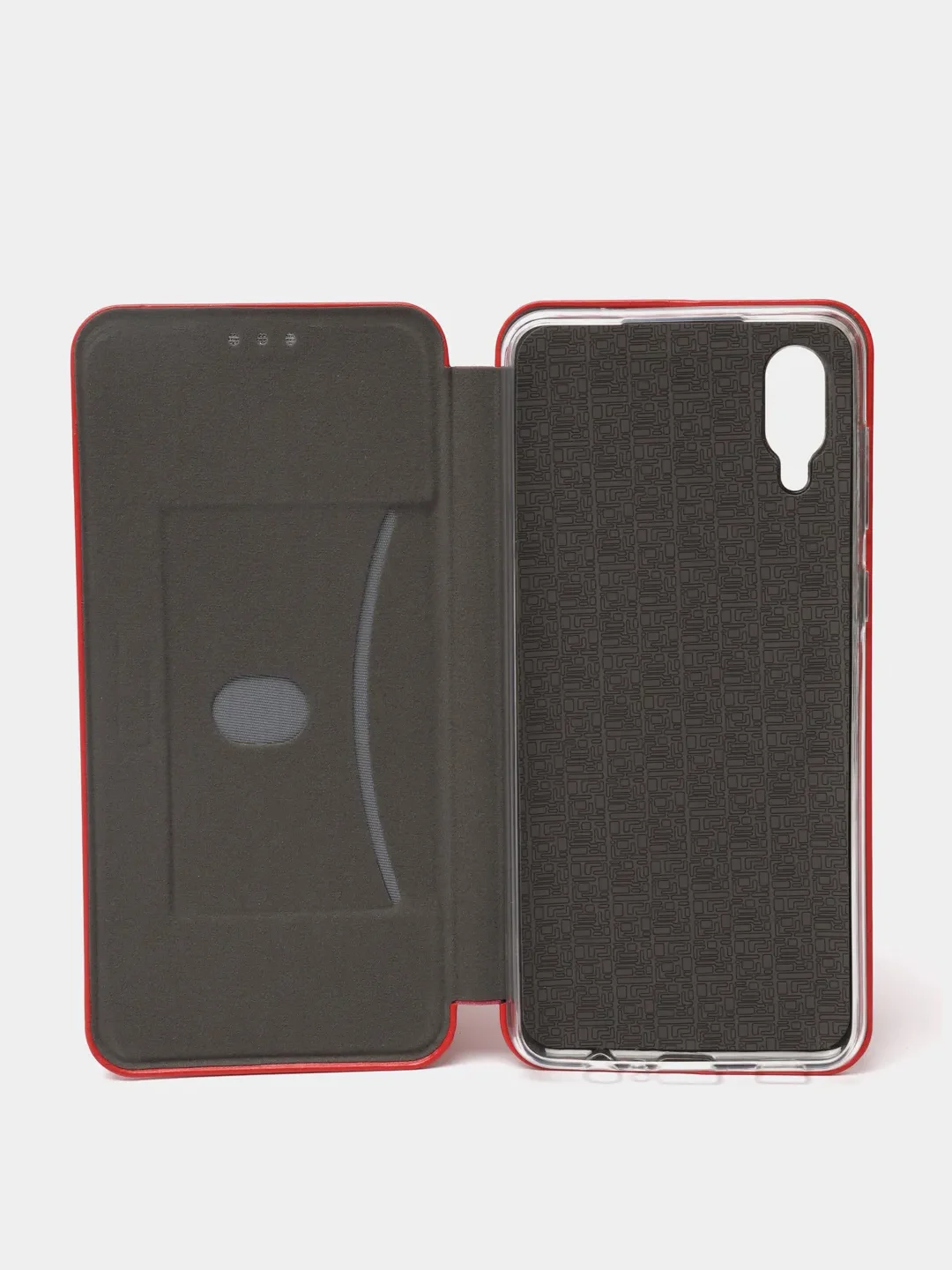 Красный чехол-книжка Samsung Galaxy A02 / M02 2021 / A022F / Самсунг Галакси А02 / М02