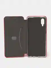 Красный чехол-книжка Samsung Galaxy A02 / M02 2021 / A022F / Самсунг Галакси А02 / М02