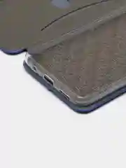 Синий чехол-книжка для Huawei Honor X7, Хуавей Хонор Х7