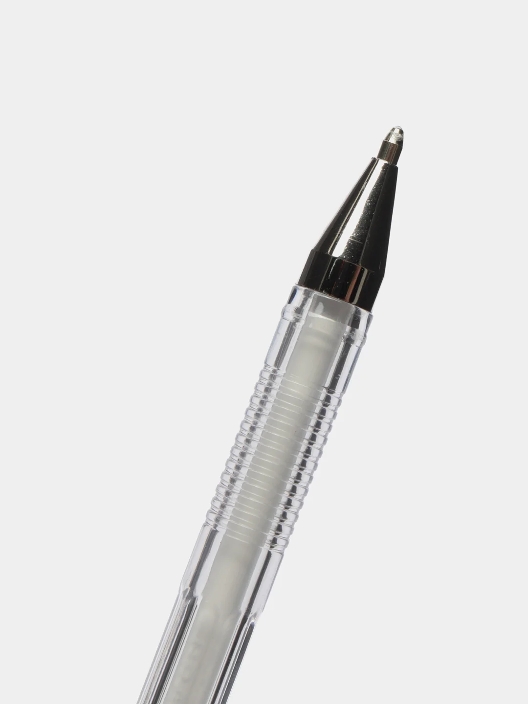 Ручка гелевая Brauberg "White Pastel", белая, прозрачный корпус