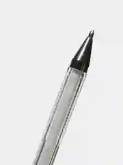 Ручка гелевая Brauberg "White Pastel", белая, прозрачный корпус