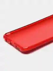 Красный чехол Xiaomi Redmi Note 10 / Redmi Note 10S / Poco M5s блестящий с защитой камеры