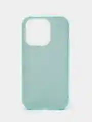Бирюзовый чехол для iPhone 14 Pro / 14 Plus / 14 Pro Max, блестящий, сияющий
