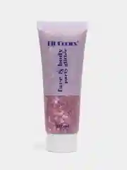 Тёмно-розовый глиттер для лица, тела и волос