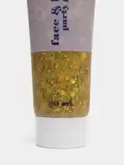 Белый глиттер для лица, тела и волос