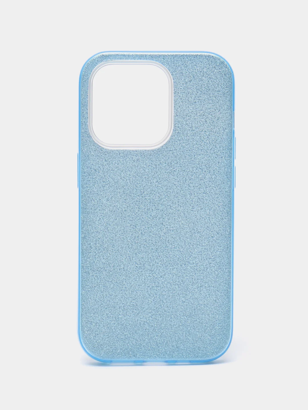 Голубой чехол для iPhone 14 Pro / 14 Plus / 14 Pro Max, блестящий, сияющий